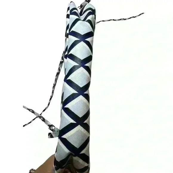 Scout Hepburn Diamond Crossbody Bag w/ Detachable Strap - Blue, Black + White - Picture 8 of 15